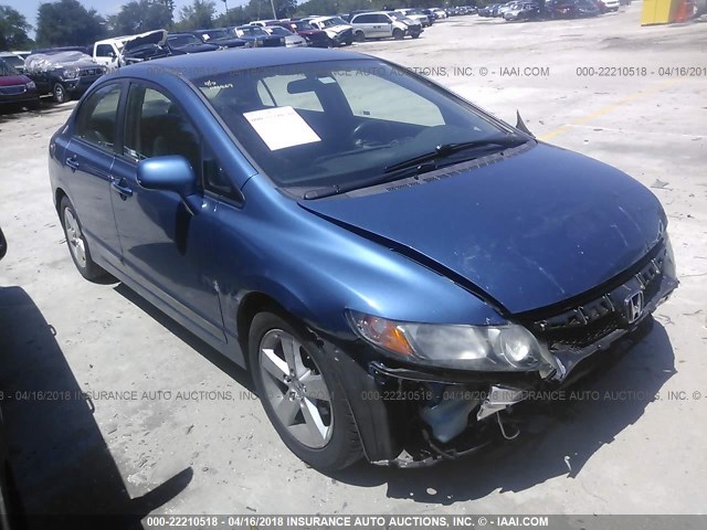 19XFA1F63AE073011 - 2010 HONDA CIVIC BLUE photo 1