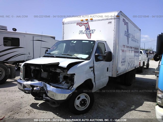 1FDWE3FL3ADA55384 - 2010 FORD E350 E350 SUPER DUTY CTWAY VAN Unknown photo 2