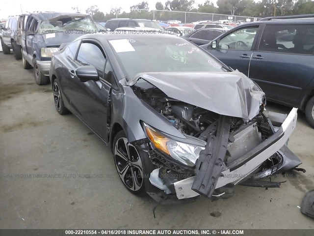 2HGFG4A57FH705133 - 2015 HONDA CIVIC SI GRAY photo 1