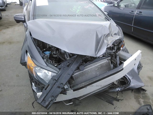 2HGFG4A57FH705133 - 2015 HONDA CIVIC SI GRAY photo 6