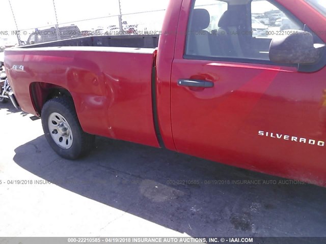 1GCEK14079Z174088 - 2009 CHEVROLET SILVERADO K1500 RED photo 6