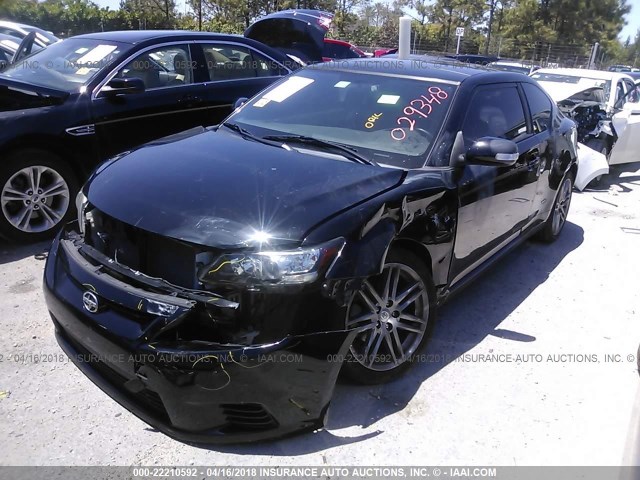 JTKJF5C71C3029348 - 2012 TOYOTA SCION TC 黑色 照片 2