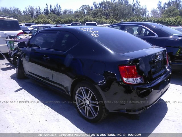 JTKJF5C71C3029348 - 2012 TOYOTA SCION TC 黑色 照片 3