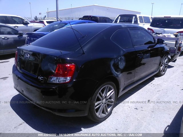 JTKJF5C71C3029348 - 2012 TOYOTA SCION TC 黑色 照片 4