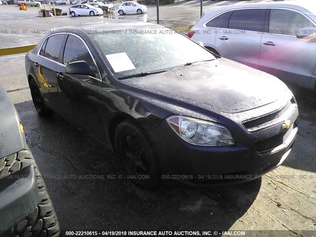 1G1ZB5E12BF197083 - 2011 CHEVROLET MALIBU LS შავი ფოტო 1