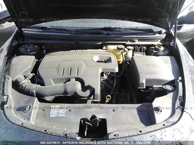 1G1ZB5E12BF197083 - 2011 CHEVROLET MALIBU LS შავი ფოტო 10