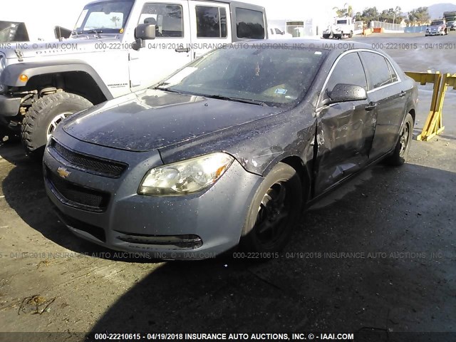 1G1ZB5E12BF197083 - 2011 CHEVROLET MALIBU LS შავი ფოტო 2