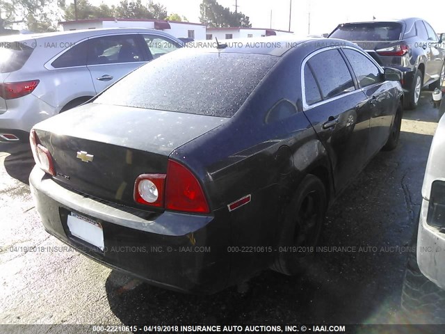 1G1ZB5E12BF197083 - 2011 CHEVROLET MALIBU LS შავი ფოტო 4