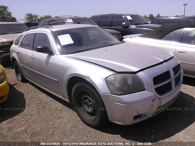 2D4FV47T86H300444 - 2006 DODGE MAGNUM SE SILVER photo 1