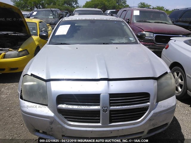 2D4FV47T86H300444 - 2006 DODGE MAGNUM SE SILVER photo 6