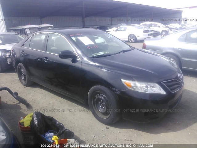 4T1BF3EK4BU225628 - 2011 TOYOTA CAMRY SE/LE/XLE BLACK photo 1