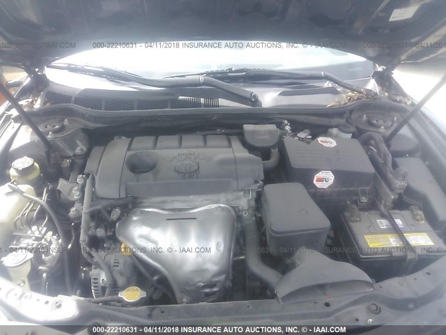 4T1BF3EK4BU225628 - 2011 TOYOTA CAMRY SE/LE/XLE BLACK photo 10