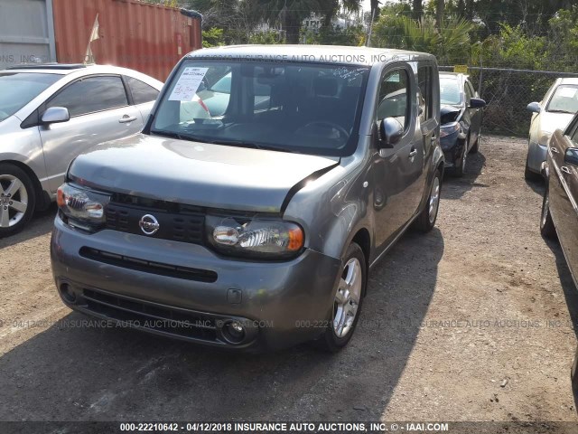 JN8AZ2KR3AT152523 - 2010 NISSAN CUBE S/SL/KROM GRAY photo 2