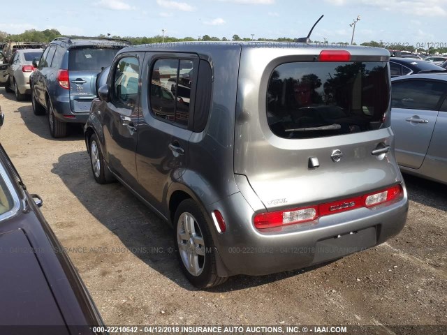 JN8AZ2KR3AT152523 - 2010 NISSAN CUBE S/SL/KROM GRAY photo 3