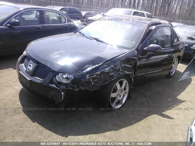 3N1AB51A46L585294 - 2006 NISSAN SENTRA SE-R SPEC V BLACK photo 2