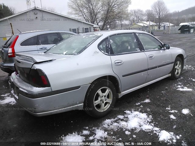 2G1WH52K539280807 - 2003 CHEVROLET IMPALA LS ვერცხლისფერი ფოტო 4