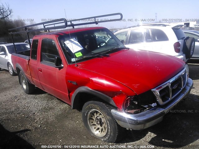 1FTYR15UXWPA58966 - 1998 FORD RANGER SUPER CAB RED photo 6