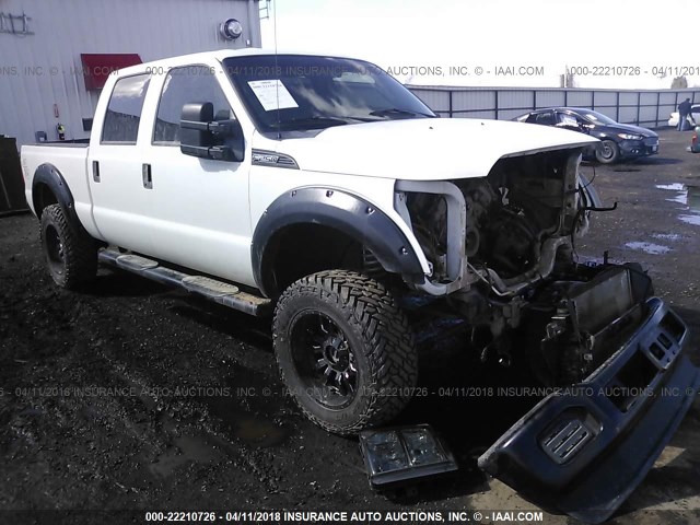 1FT7W2B63BEB83717 - 2011 FORD F250 SUPER DUTY WHITE photo 1