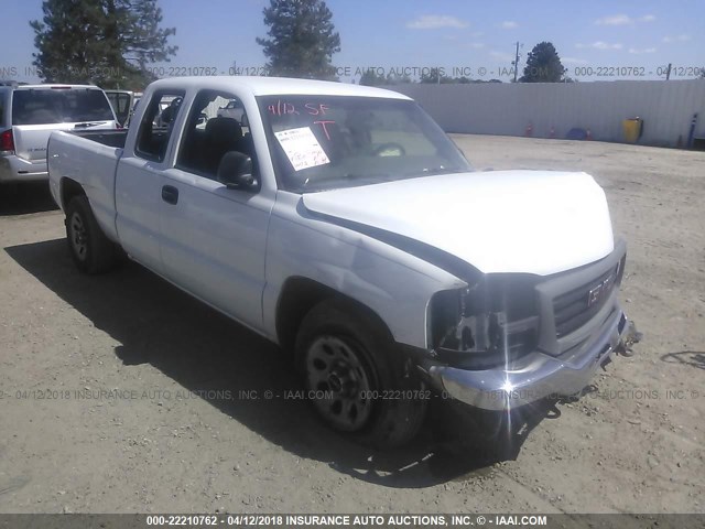 1GTEC19V76Z243214 - 2006 GMC NEW SIERRA C1500 WHITE photo 1