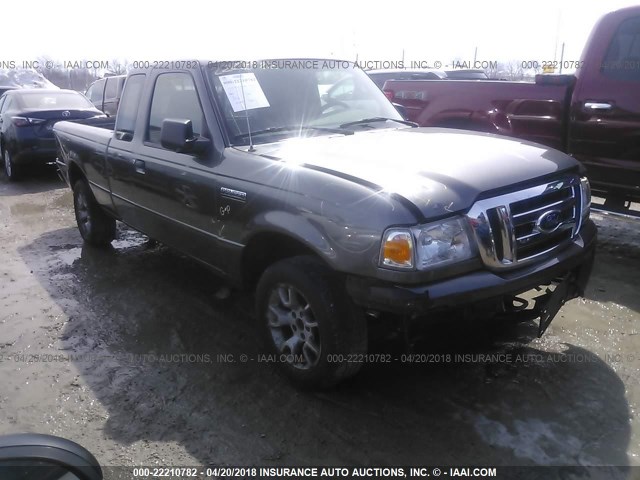 1FTZR45E77PA82920 - 2007 FORD RANGER SUPER CAB GRAY photo 1