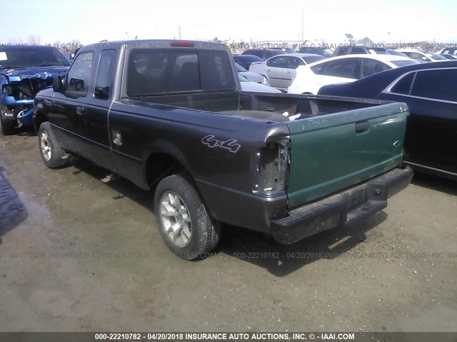 1FTZR45E77PA82920 - 2007 FORD RANGER SUPER CAB GRAY photo 3