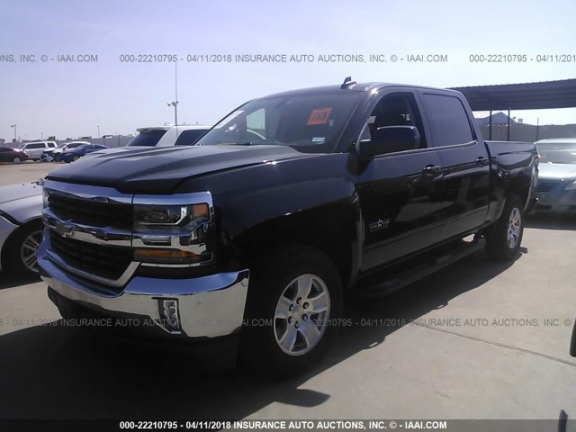 3GCPCREH8HG476660 - 2017 CHEVROLET SILVERADO C1500 LT BLACK photo 2