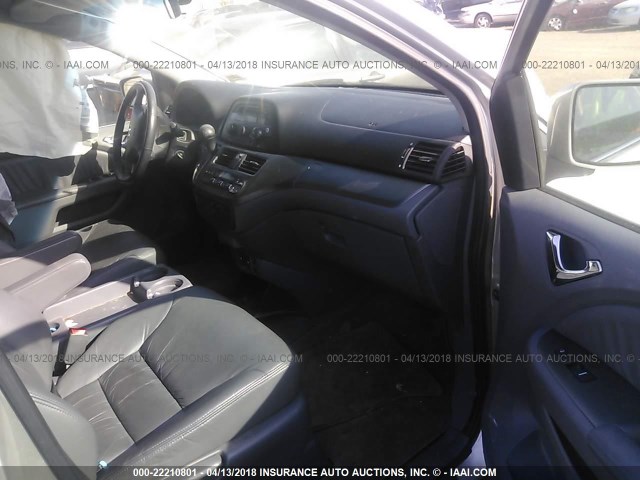 5FNRL38667B438333 - 2007 HONDA ODYSSEY EXL ვერცხლისფერი ფოტო 5