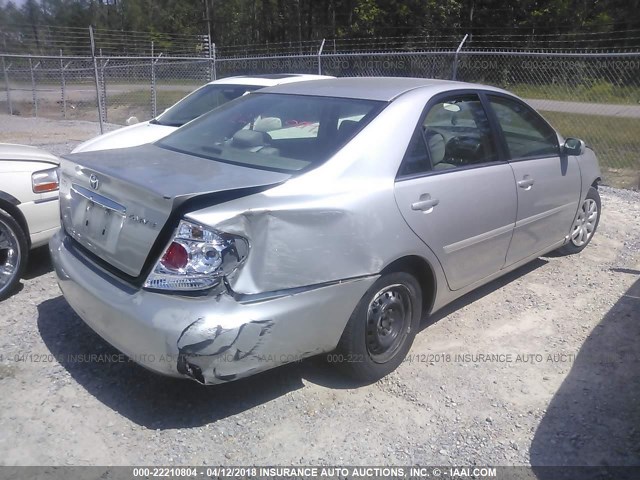 4T1BE32K96U661260 - 2006 TOYOTA CAMRY LE/XLE/SE ვერცხლისფერი ფოტო 4