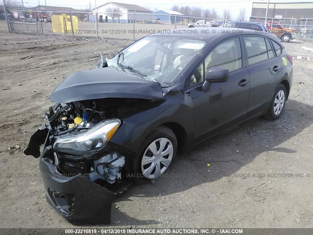 JF1GPAA68E8232864 - 2014 SUBARU IMPREZA BLACK photo 2