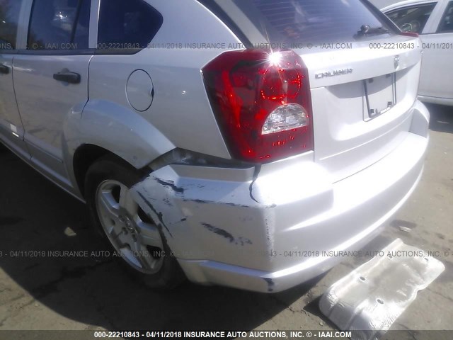 1B3HB48B58D779475 - 2008 DODGE CALIBER SXT SILVER photo 6