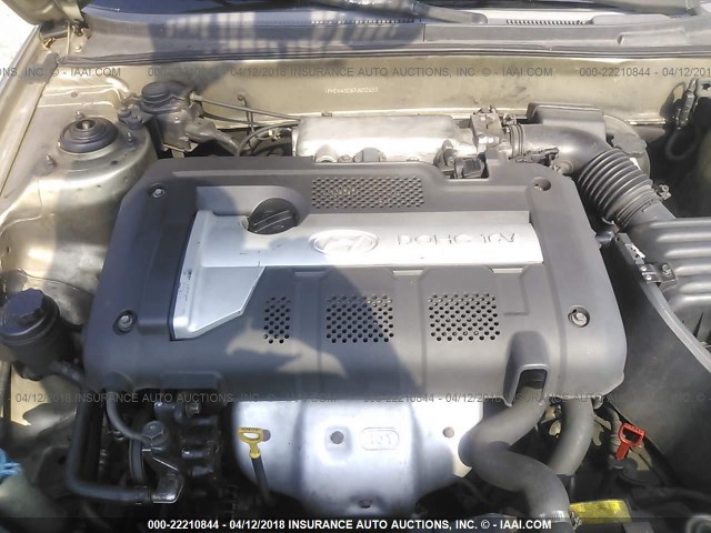 KMHDN45D93U602653 - 2003 HYUNDAI ELANTRA GLS/GT GOLD photo 10