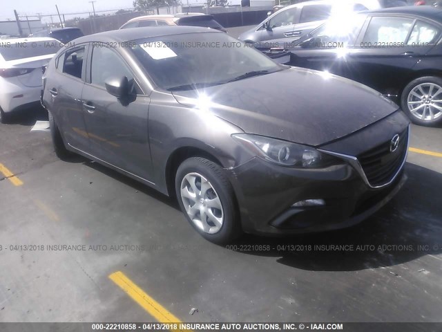 3MZBM1U76FM199472 - 2015 MAZDA 3 SPORT BROWN photo 1