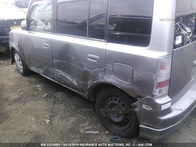 JTLKT324654006035 - 2005 TOYOTA SCION XB BEIGE photo 6