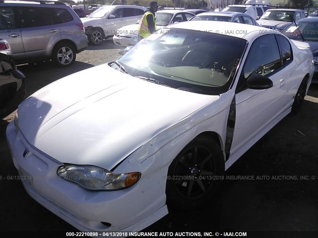 2G1WX12K639116977 - 2003 CHEVROLET MONTE CARLO SS თეთრი ფოტო 2