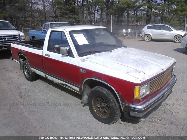 1GCCS14B6F2177917 - 1985 CHEVROLET S TRUCK S10 WHITE photo 1