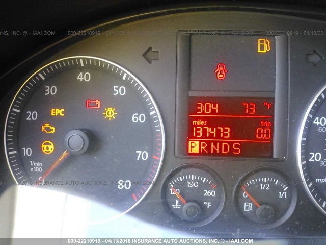 3VWRJ71K18M179796 - 2008 VOLKSWAGEN JETTA WOLFSBURG 黑色 照片 7