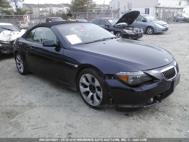 WBAEK13436CN77002 - 2006 BMW 650 I BLUE photo 1