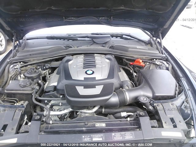 WBAEK13436CN77002 - 2006 BMW 650 I BLUE photo 10