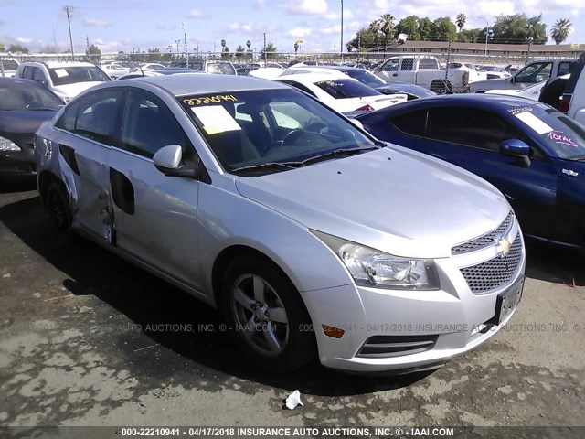 1G1PF5SC3C7102768 - 2012 CHEVROLET CRUZE LT SILVER photo 1