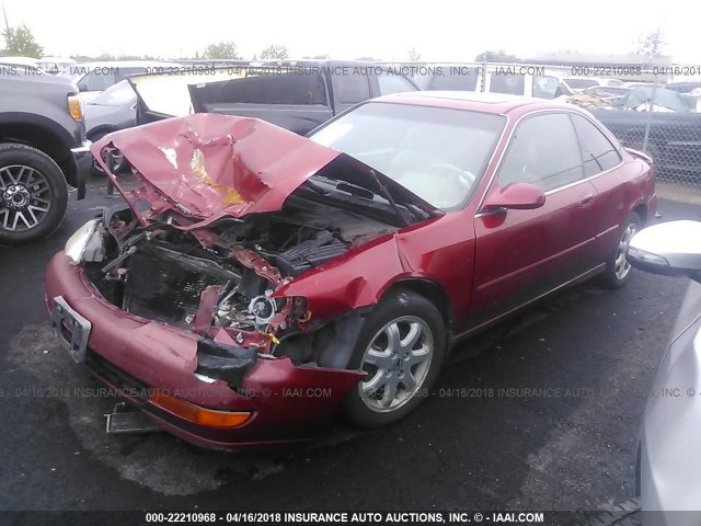 19UYA2259WL010975 - 1998 ACURA 3.0CL RED photo 2