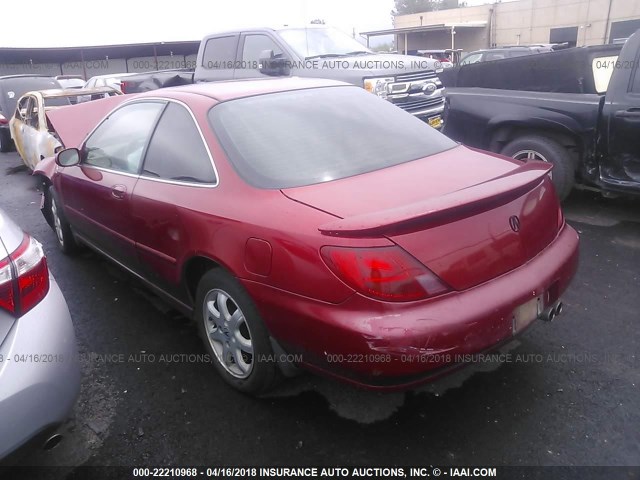 19UYA2259WL010975 - 1998 ACURA 3.0CL RED photo 3