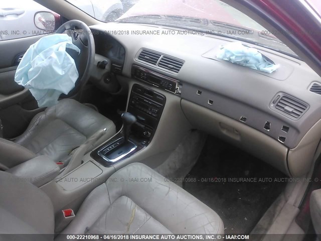 19UYA2259WL010975 - 1998 ACURA 3.0CL Czerwony zdjęcie 5
