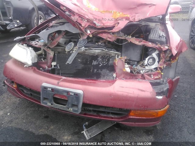 19UYA2259WL010975 - 1998 ACURA 3.0CL Czerwony zdjęcie 6