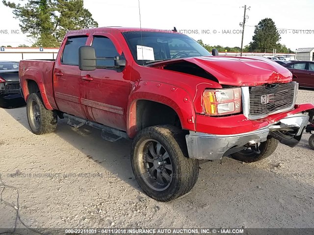 3GTEK233X9G212561 - 2009 GMC SIERRA K1500 SLE RED photo 1