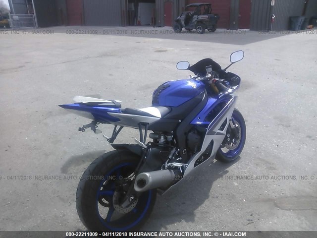 JYARJ16E8FA034585 - 2015 YAMAHA YZFR6 BLUE photo 4