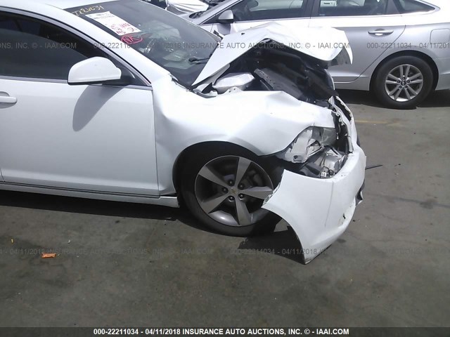 1G1ZC5E13BF152229 - 2011 CHEVROLET MALIBU 1LT 白色 照片 6
