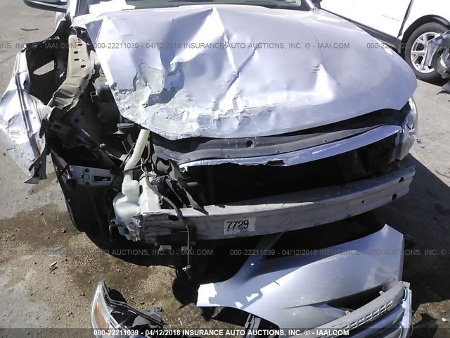 1FAHP2EW6AG168828 - 2010 FORD TAURUS SEL SILVER photo 6