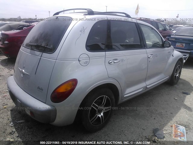 3C8FY4BB51T559975 - 2001 CHRYSLER PT CRUISER SILVER photo 4