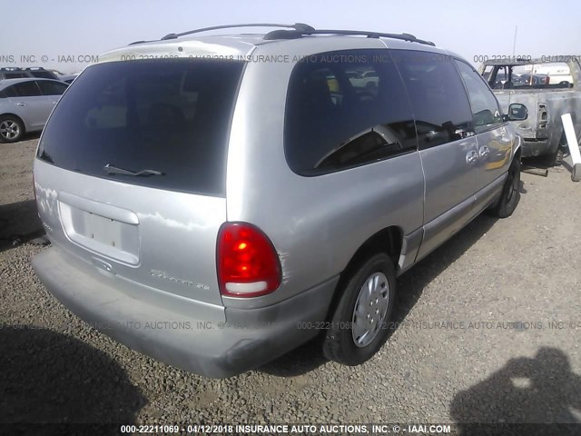 1B4GP44G7YB527314 - 2000 DODGE GRAND CARAVAN SE/SPORT SILVER photo 4