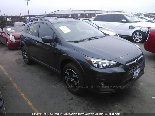 JF2GTADC3JH263555 - 2018 SUBARU CROSSTREK PREMIUM GRAY photo 1